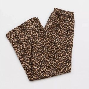 aerie Leopard Flannel PJ Pants